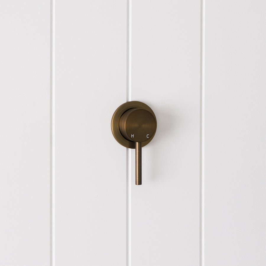 Sydney Wall Mixer Antique Brass