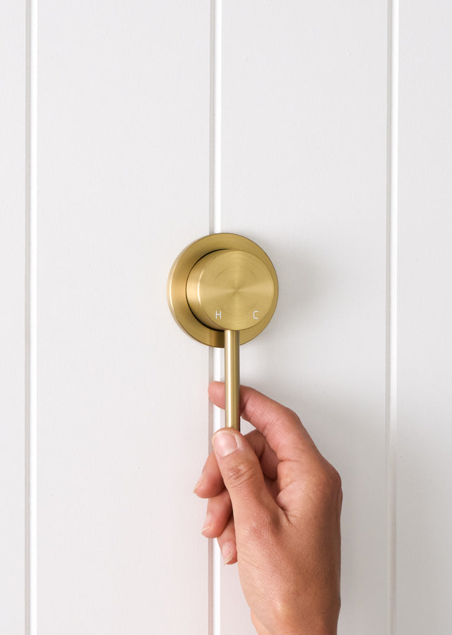 Sydney Wall Mixer Brushed Brass