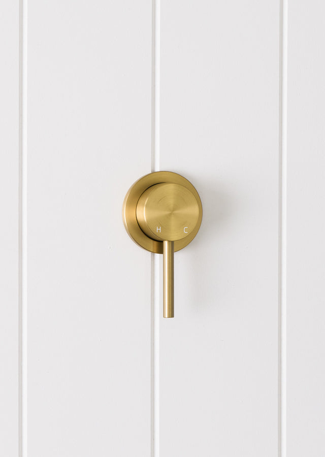 Sydney Wall Mixer Brushed Brass