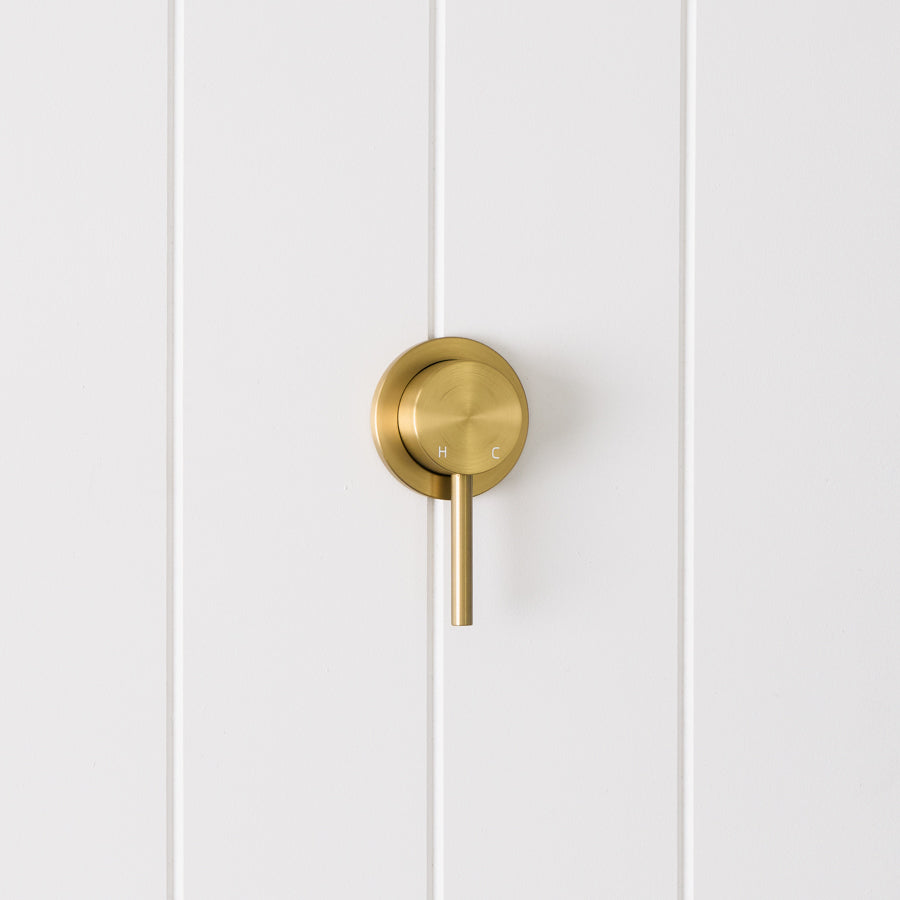 Sydney Wall Mixer Brushed Brass