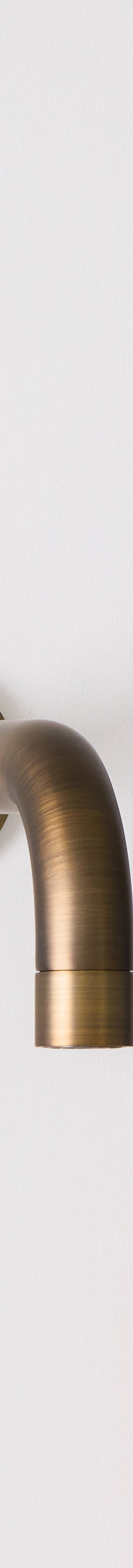 Sydney Wall Spout + Wall Mixer Antique Brass