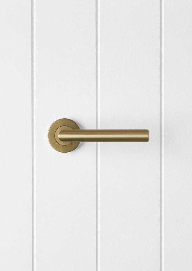 Sydney Door Handle Brushed Brass