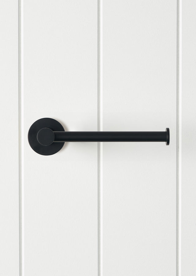 Sydney Toilet Roll Holder Matte Black