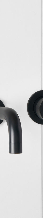 Sydney Wall Spout + Mixer Matte Black