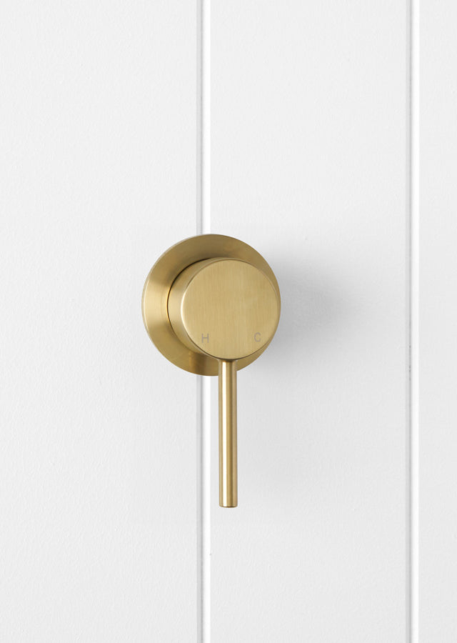 Sydney Wall Mixer Brushed Brass