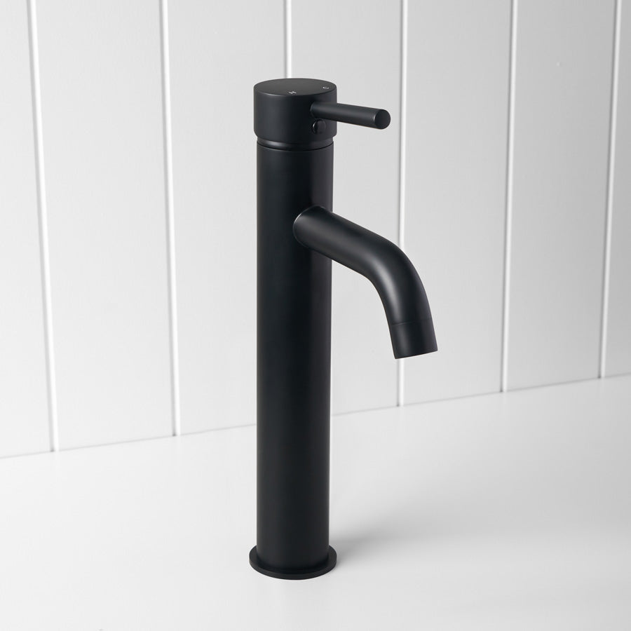 Tall Basin Mixer Matte Black