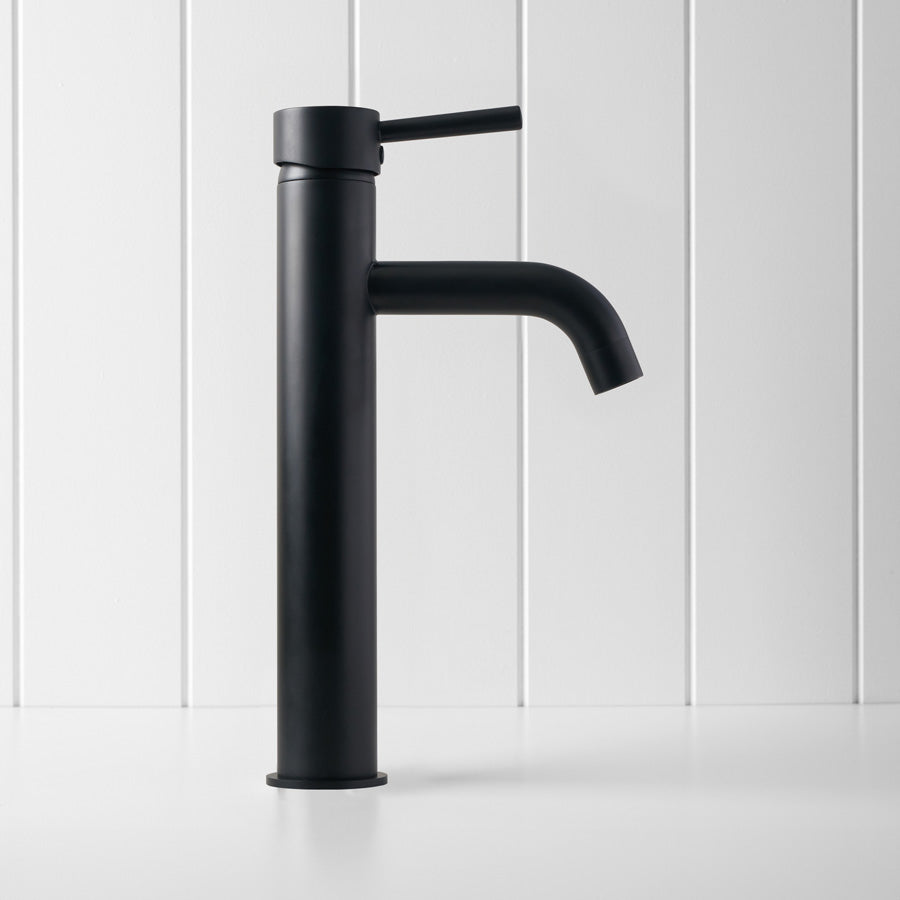 Tall Basin Mixer Matte Black
