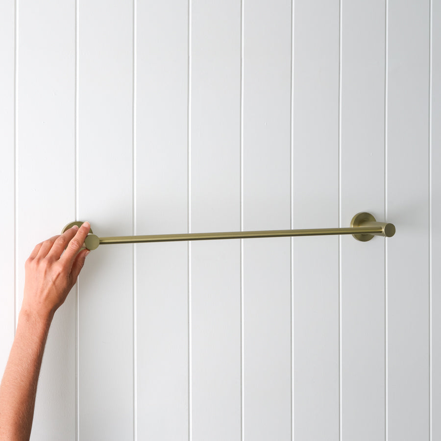 Towel Rail Warm Brushed Nickel