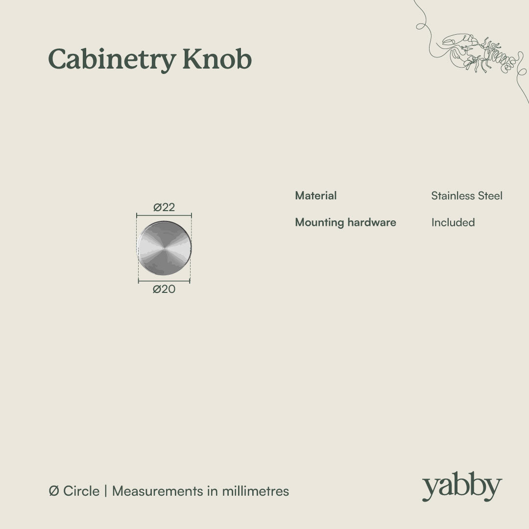 Cabinetry Knob Antique Brass