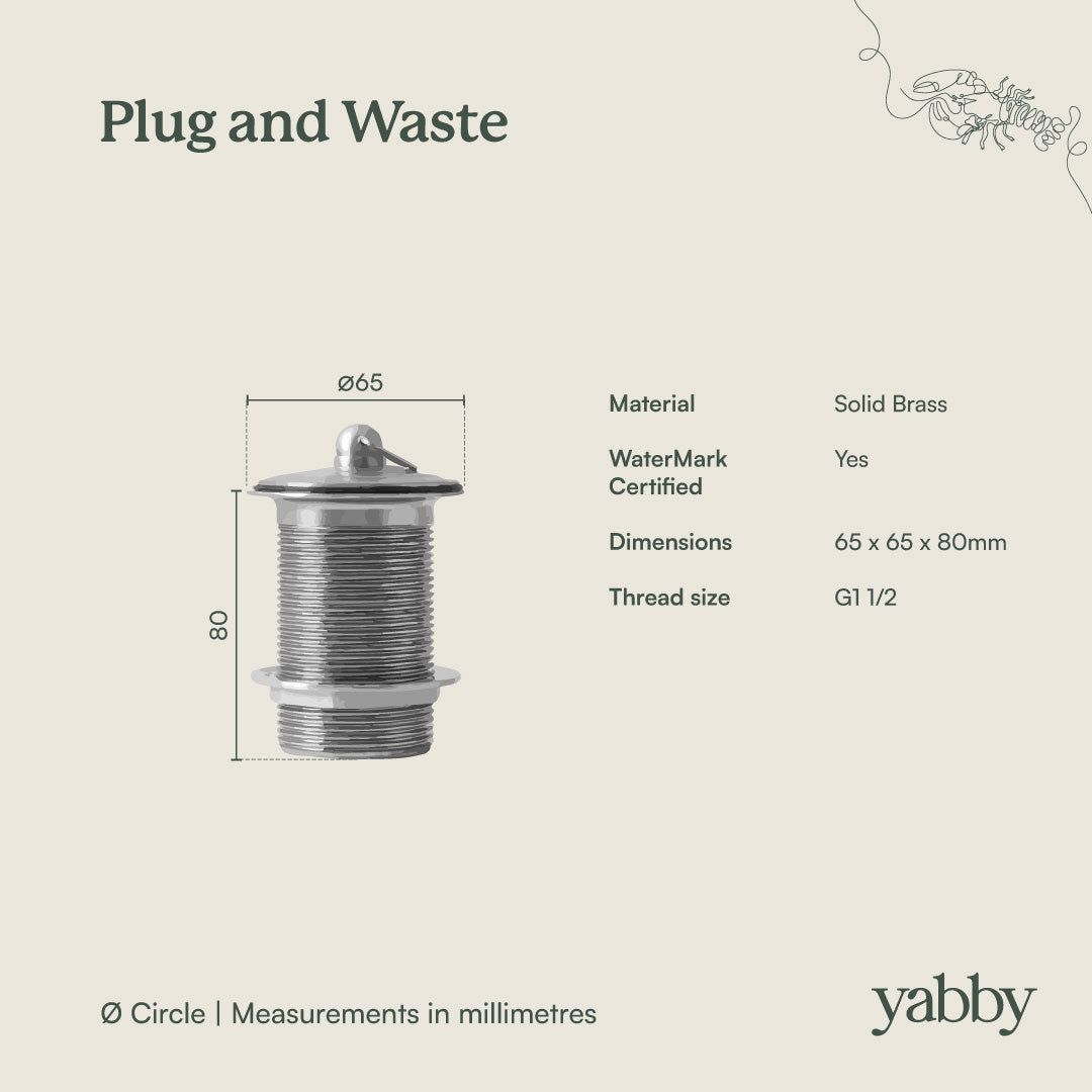 Plug and Waste Antique Brass