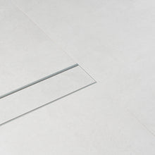 Alumunium Floor Drain 1M Brushed Silver