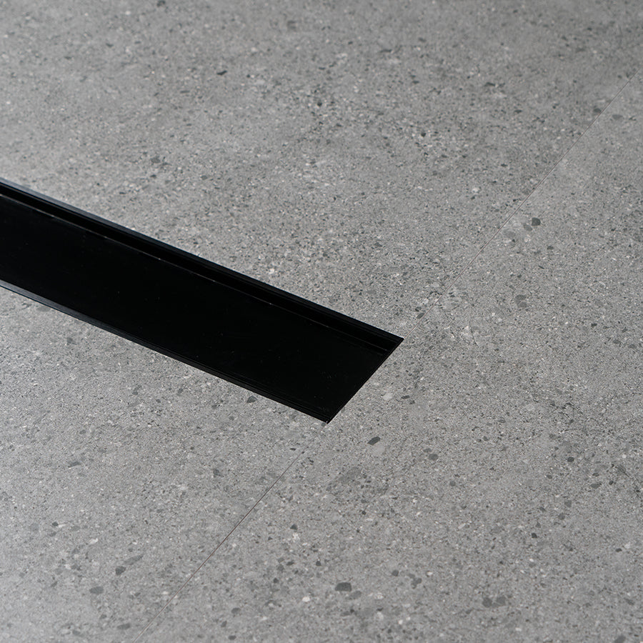 Alumunium Floor Drain 1M Matte Black