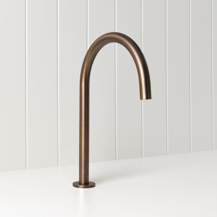 Basin Spout Antique Brass