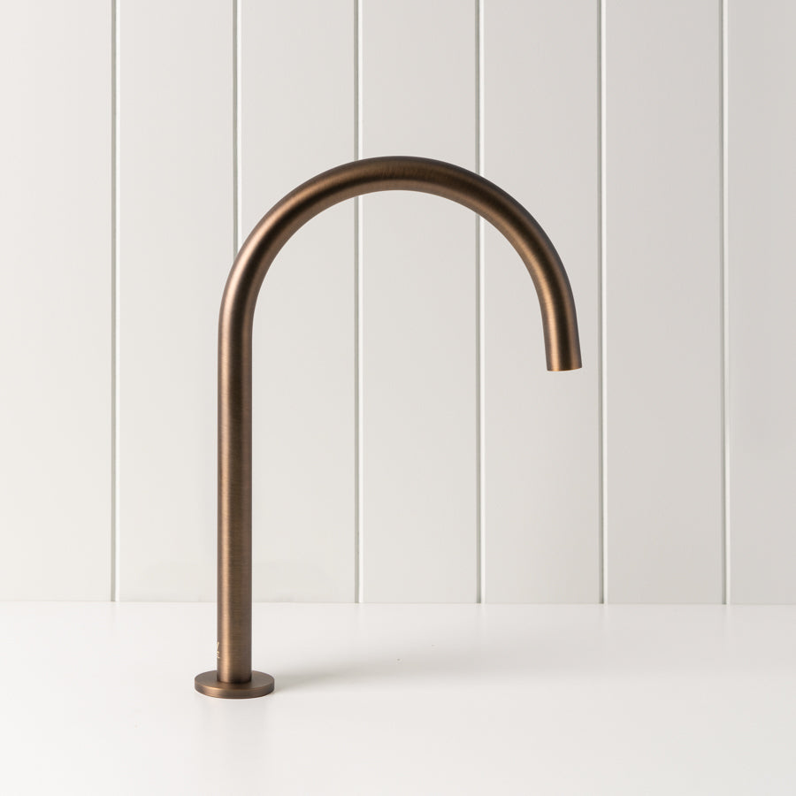 Basin Spout Antique Brass