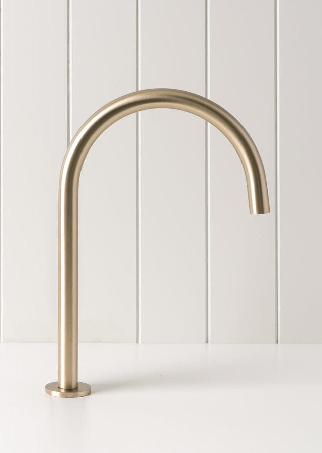 Basin Spout Warm Brushed Nickel