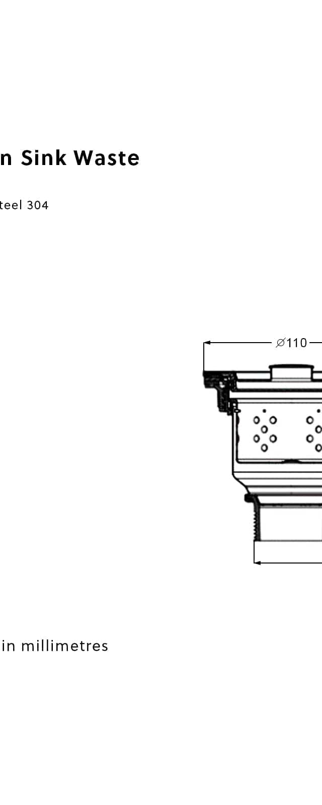 Farmhouse Kitchen Sink Waste