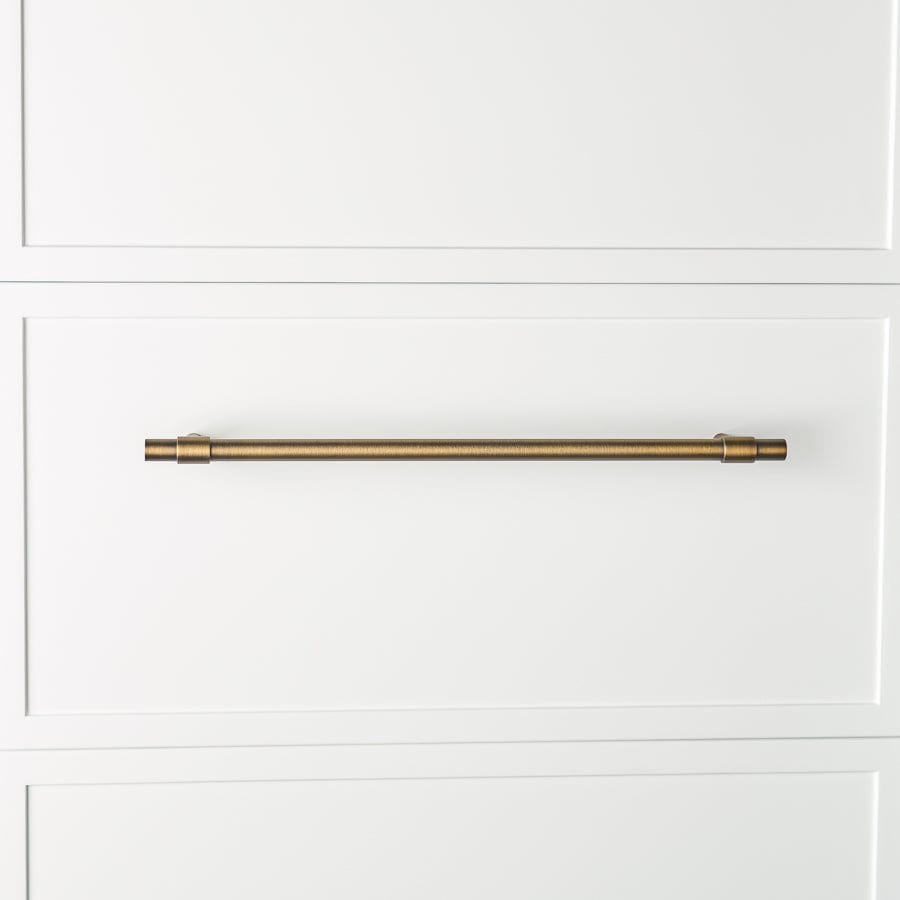 Cabinetry Pull 400mm Antique Brass