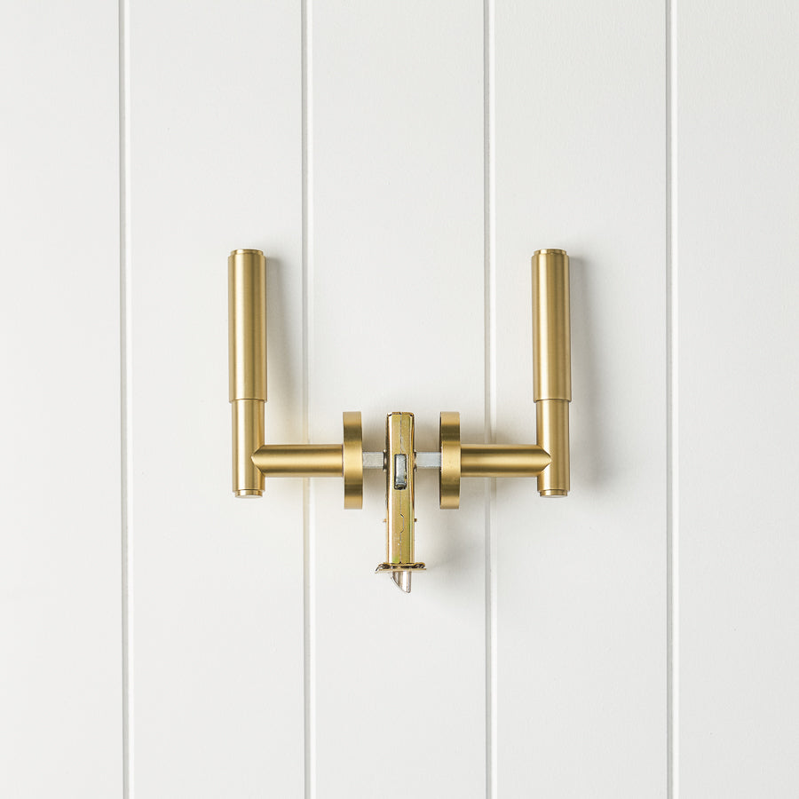 Melbourne Door Handle Brushed Brass