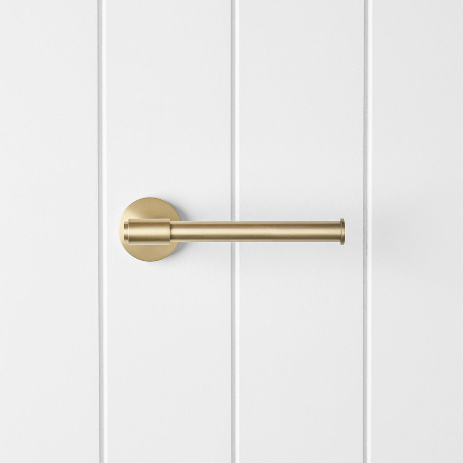 Melbourne Toilet Roll Holder Warm Brushed Nickel