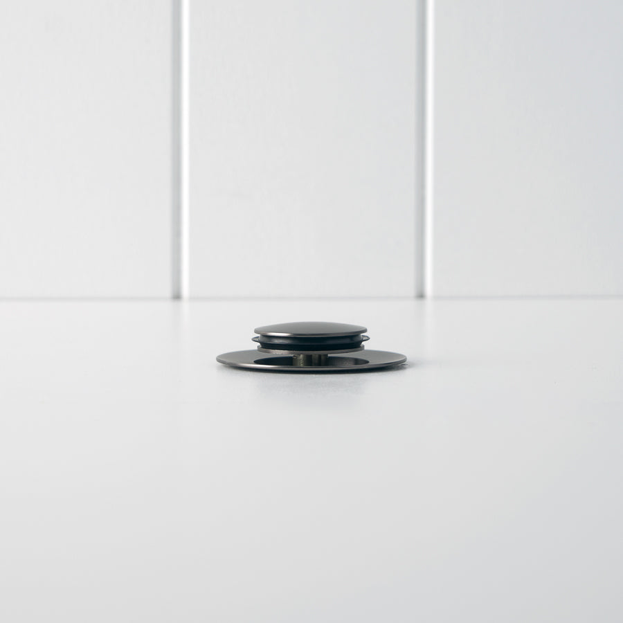Pop Up Waste Gunmetal- Overflow