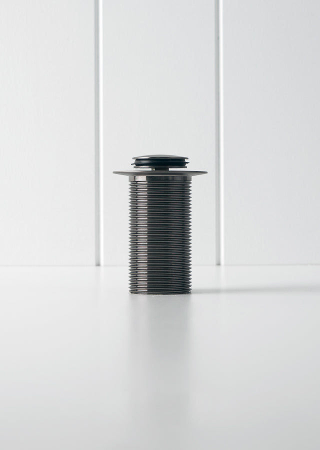 Pop Up Waste Gunmetal- No Overflow
