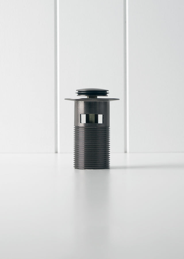Pop Up Waste Gunmetal- Overflow