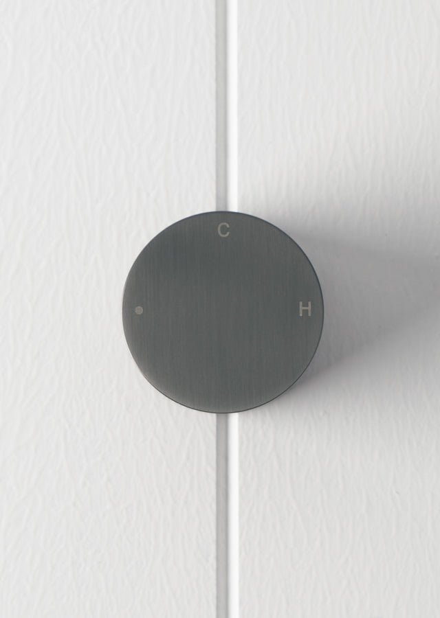 Round Wall Progressive Mixer Gunmetal