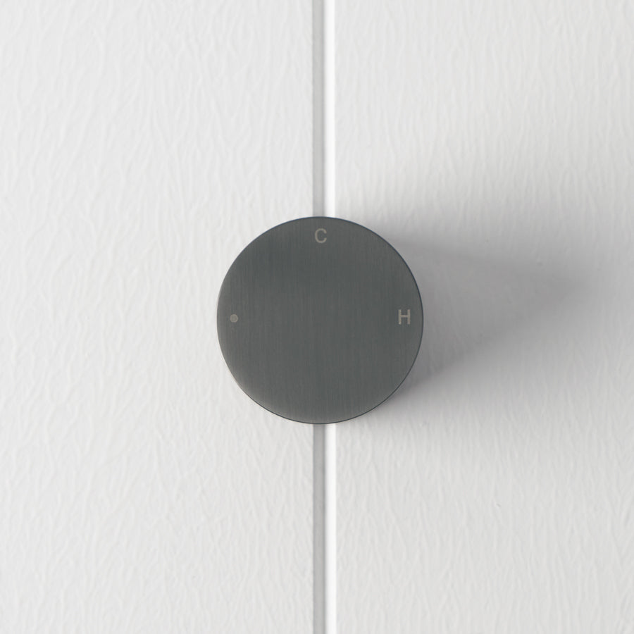 Round Wall Progressive Mixer Gunmetal