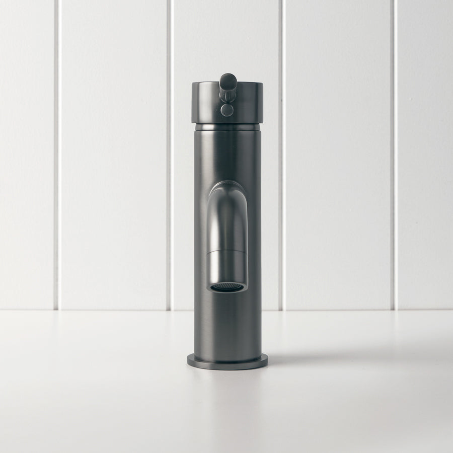 Sydney Short Basin Mixer Gunmetal