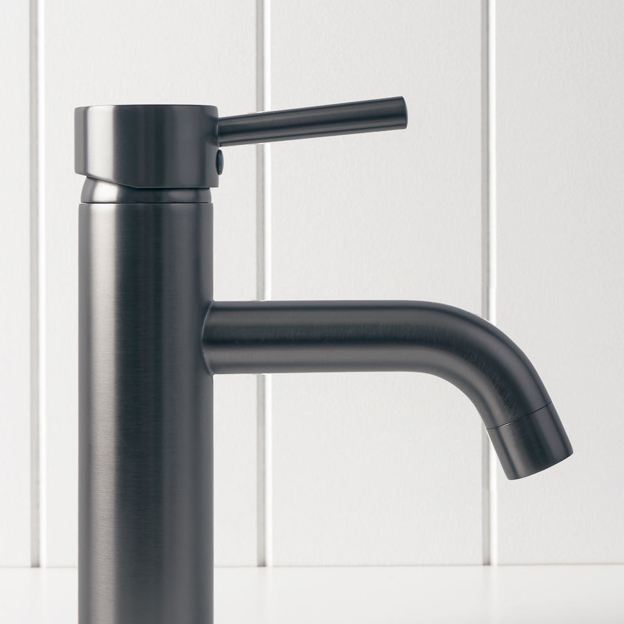 Sydney Short Basin Mixer Gunmetal