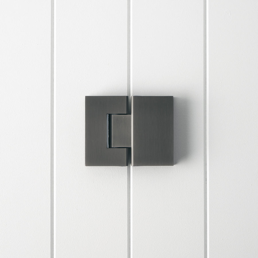 Shower Hinge Glass to Glass Gunmetal