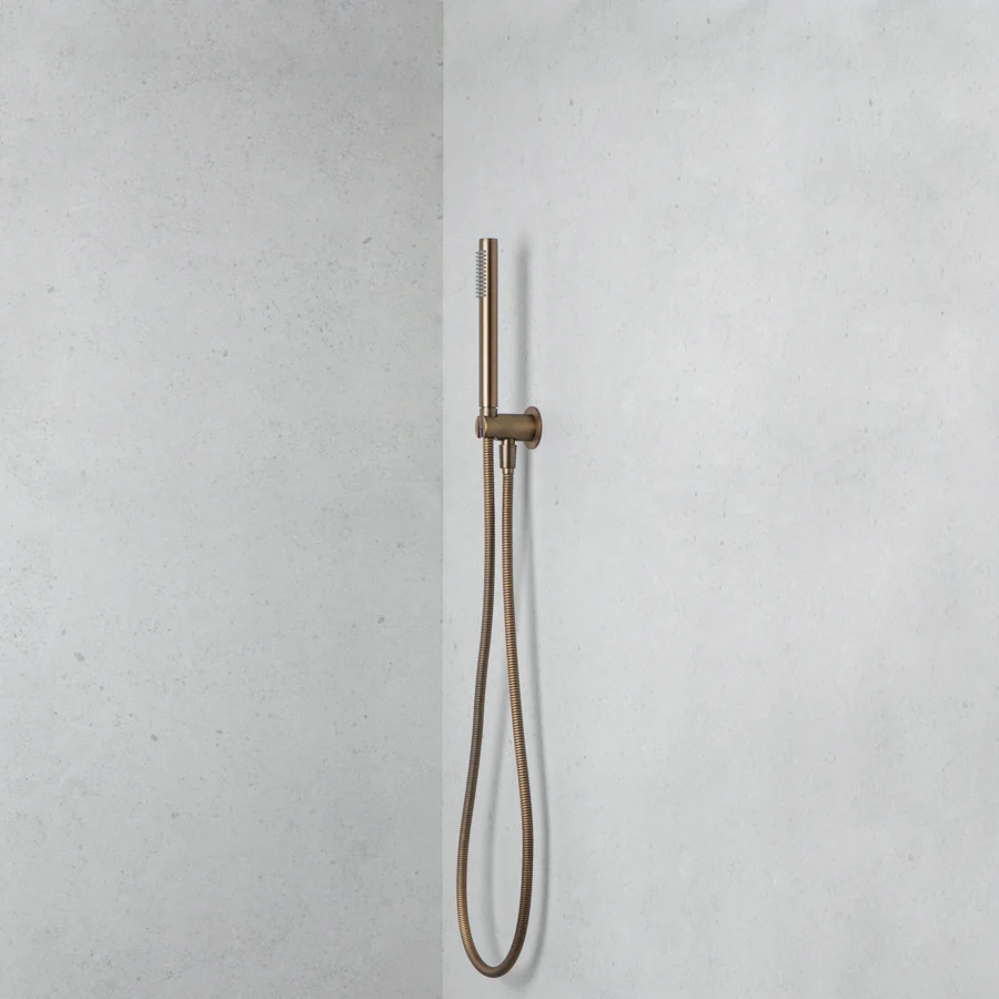 Shower hose + Sprayer Antique Brass