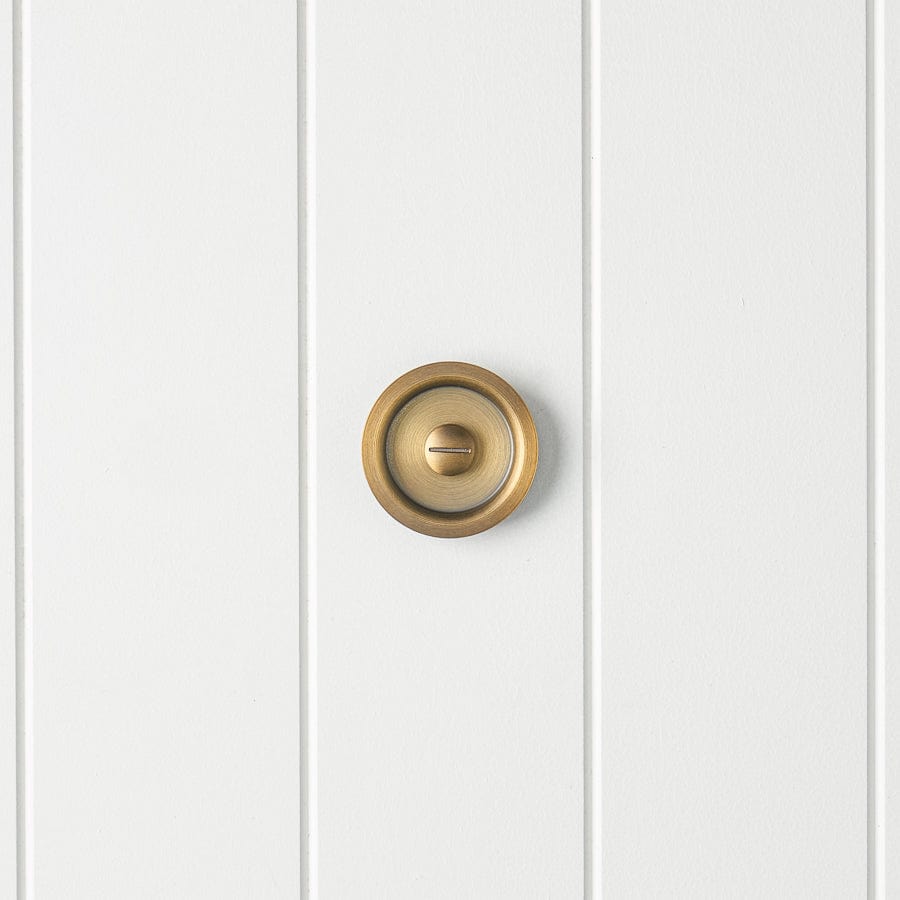 Sliding Door Lock Antique Brass