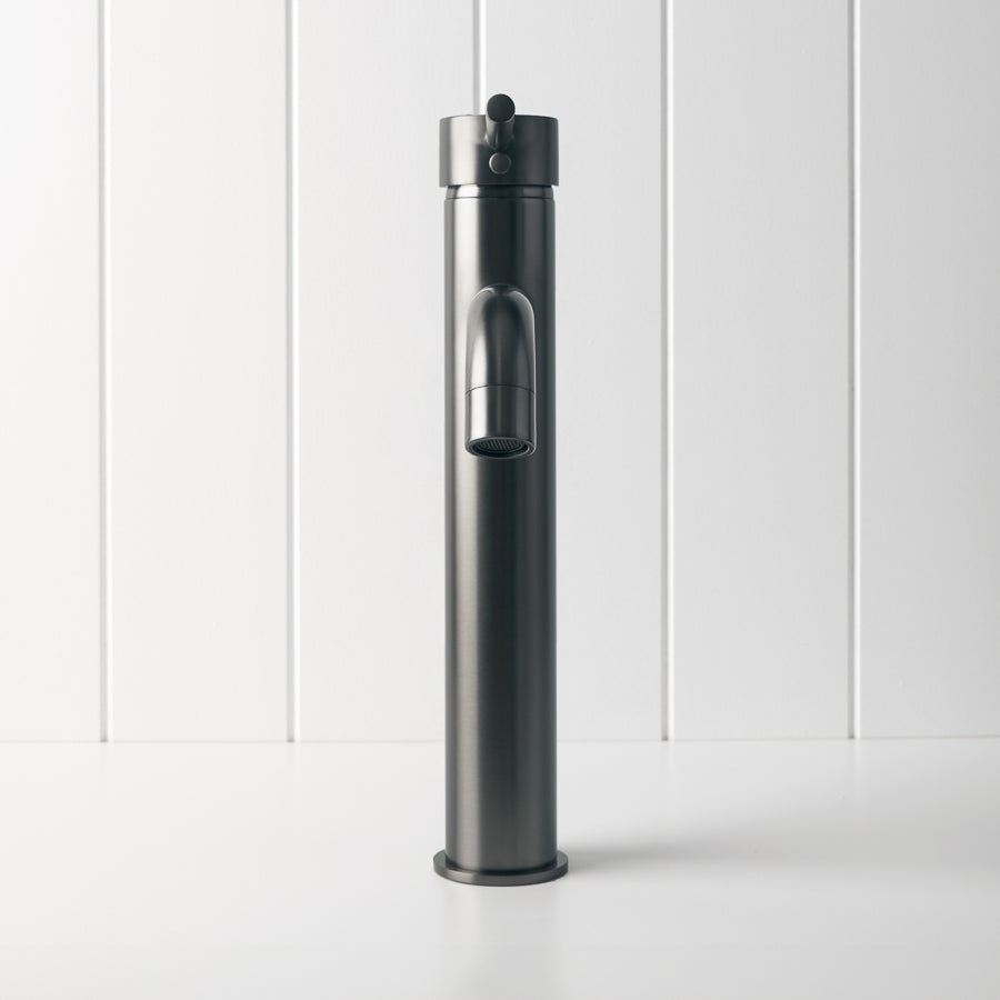Tall Basin Mixer Gunmetal