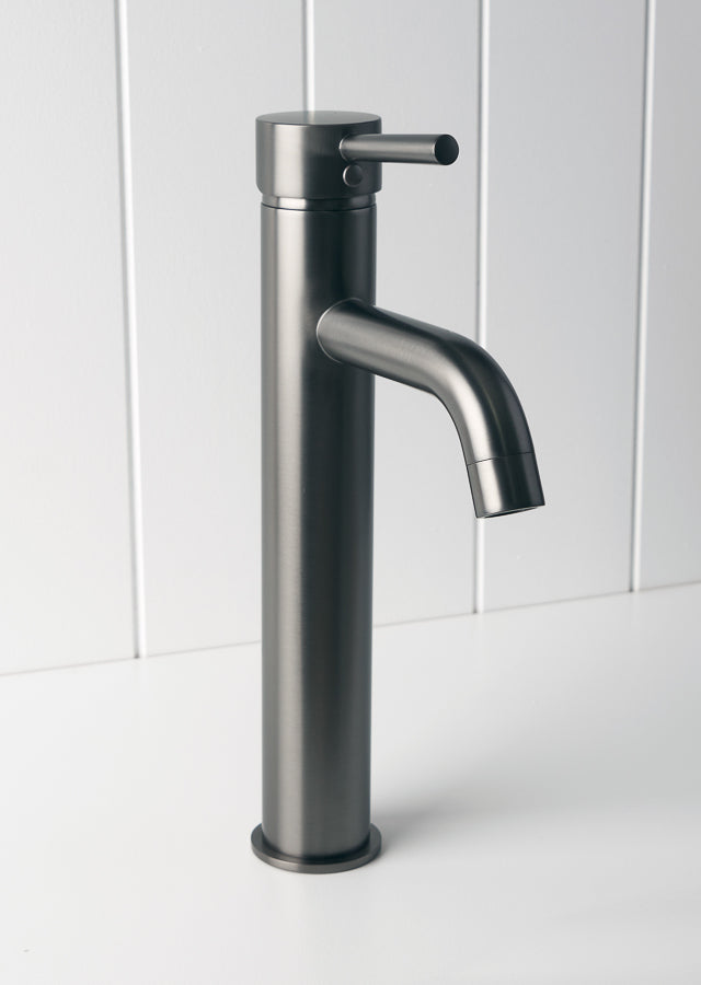 Tall Basin Mixer Gunmetal