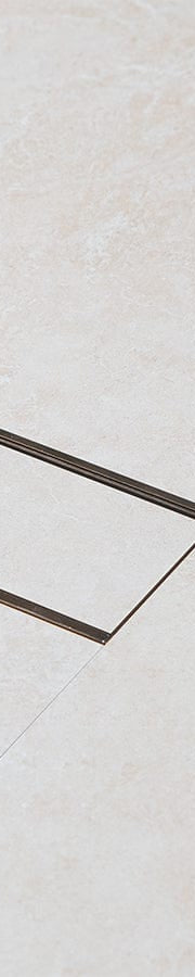 Aluminium Floor Drain 1M Antique Brass