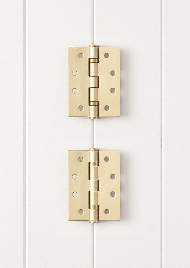 Door Butt Hinge Pair Warm Brushed Nickel