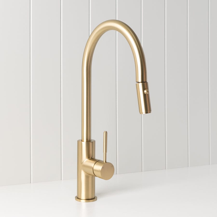 Melbourne Dual Function Kitchen Mixer Brushed Brass