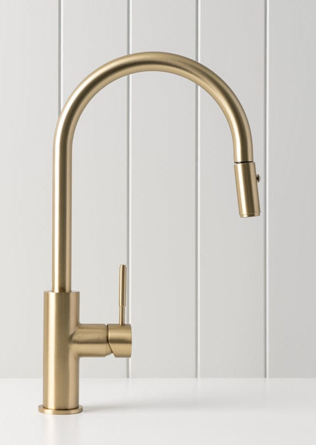 Melbourne Dual Function Kitchen Mixer Brushed Brass