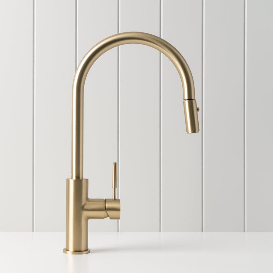 Melbourne Dual Function Kitchen Mixer Brushed Brass