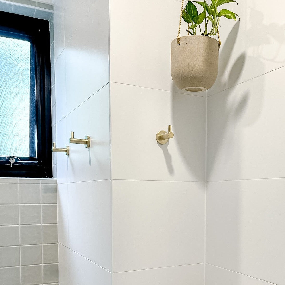 Robe Hook Brushed Brass