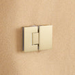 Shower Hinge Glass to Glass Brushed Brass