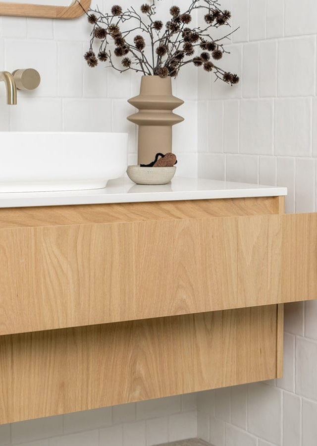 Yarra Valley Vanity 750 American Oak Light Veneer