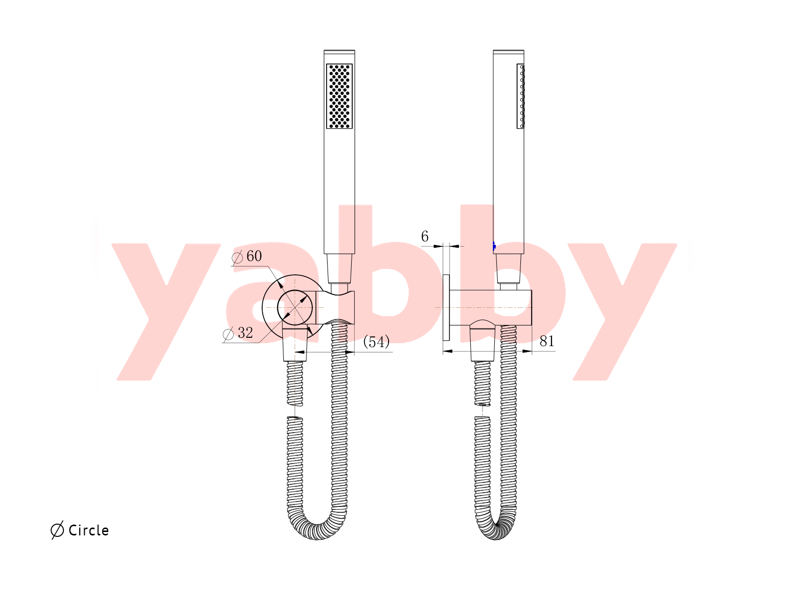 Shower hose + Sprayer Chrome